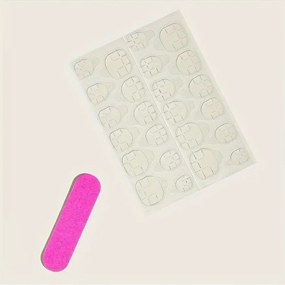 Press-On Nails, NIB, Purple, Gold & Pink, Beautiful, DIY, Instant Manicu… - Picture 6 of 9